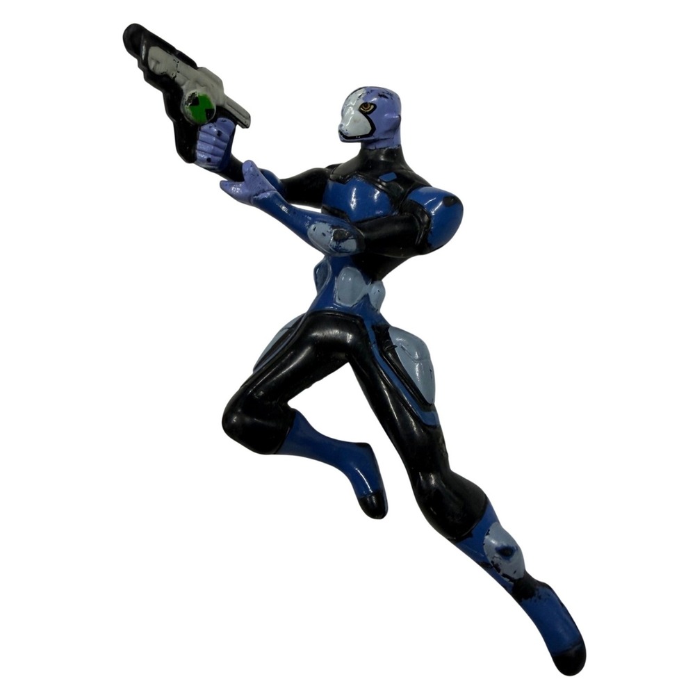 Ben 10 Alien Force Rook Blonko Action Figure Blue Black 2.5 Inch Mini Toy